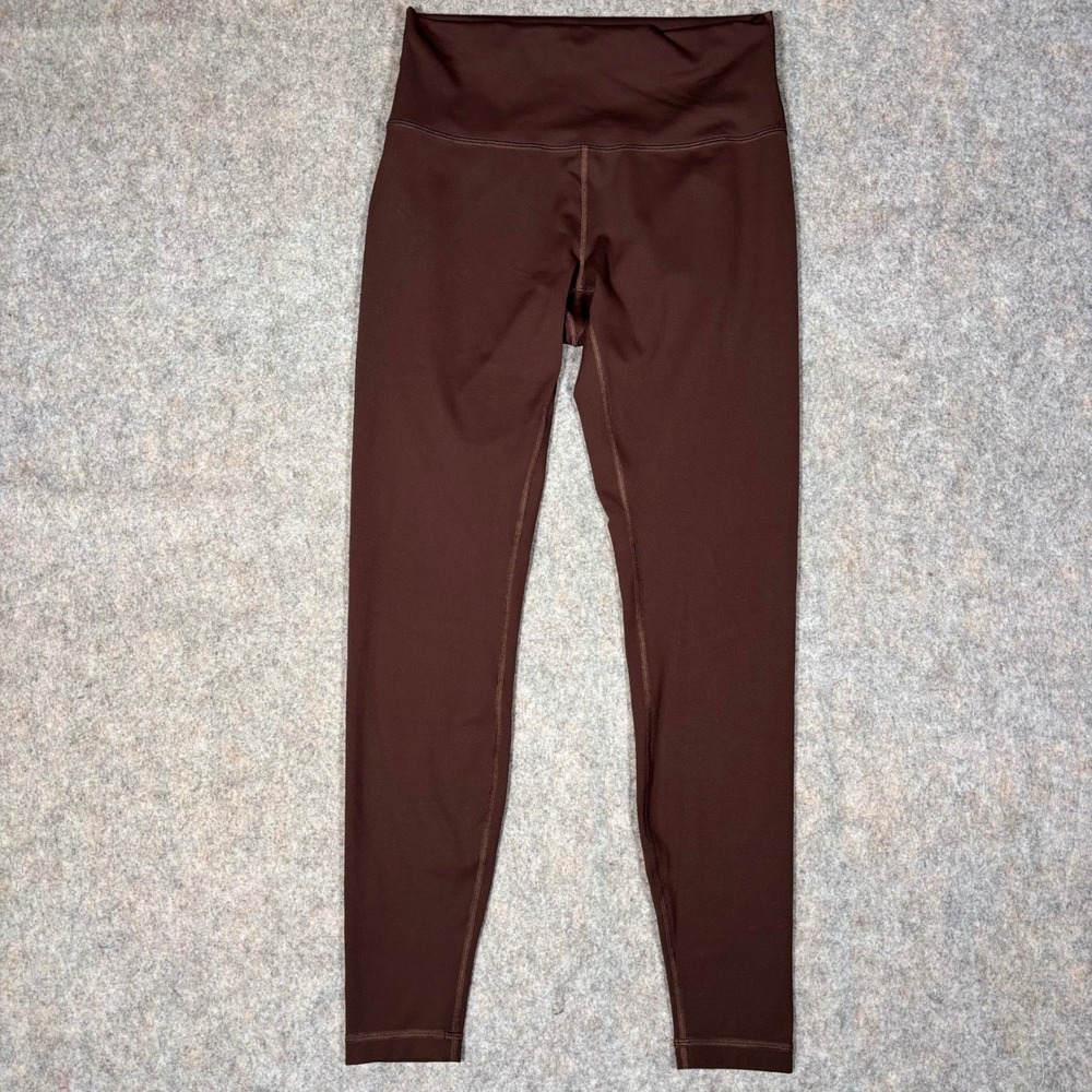 Lululemon Wunder Train High Rise Leggings Women 10 Brown Java Luxtreme Yoga Pant